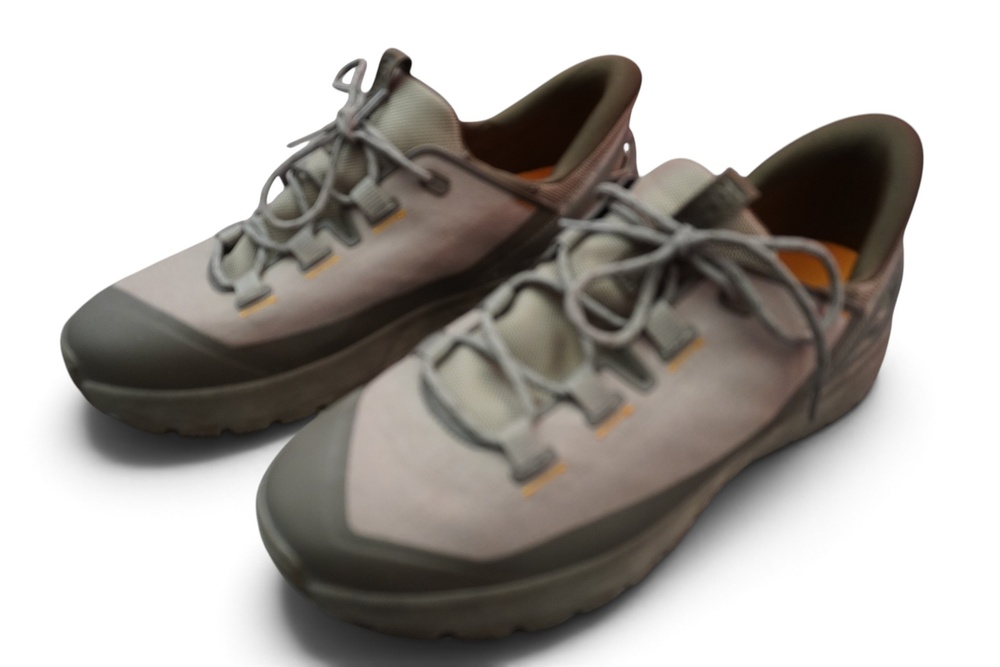Kizik Wasatch Hiking Sneakers Men 14 Hands Free Slip On Olive Tan Outdoors Trail